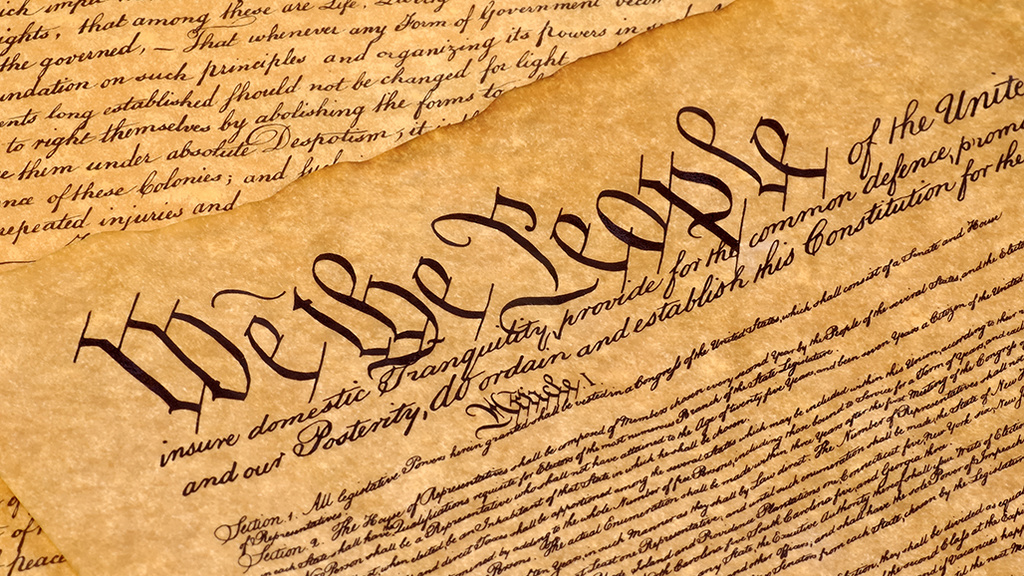photo of the U.S. constitution